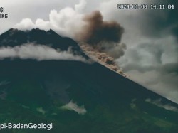 Gunung Merapi Muntahkan Awan Panas Siang Ini