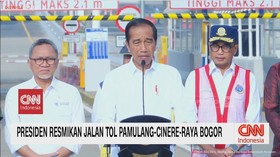 VIDEO: Jokowi Resmikan Tol Pamulang-Cinere-Raya Bogor