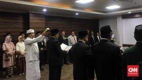 Ketua MK Suhartoyo Resmi Lantik Tiga Anggota MKMK Permanen