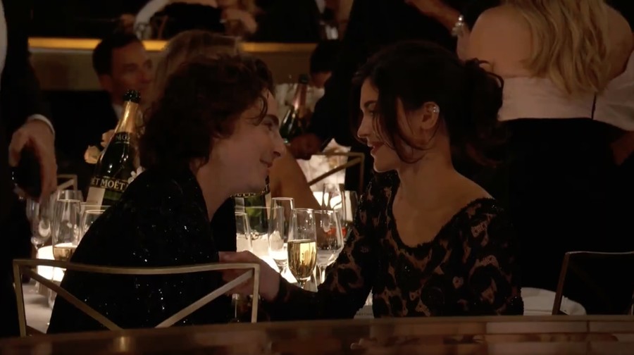 NEW YORK, NEW YORK - NOVEMBER 01: Kylie Jenner and Timothe Chalamet attend the WSJ. Magazine 2023 Innovator Awards sponsored by Harry Winston, Hyundai Motor America, Montblanc, Rmy Martin and Roche Bobois at MoMA on November 01, 2023 in New York City.   Dimitrios Kambouris/Getty Images for WSJ. Magazine Innovators Awards/AFP (Photo by Dimitrios Kambouris / GETTY IMAGES NORTH AMERICA / Getty Images via AFP)