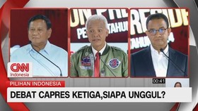 VIDEO: Prabowo Belum Kompetitif pada Debat Ketiga Capres
