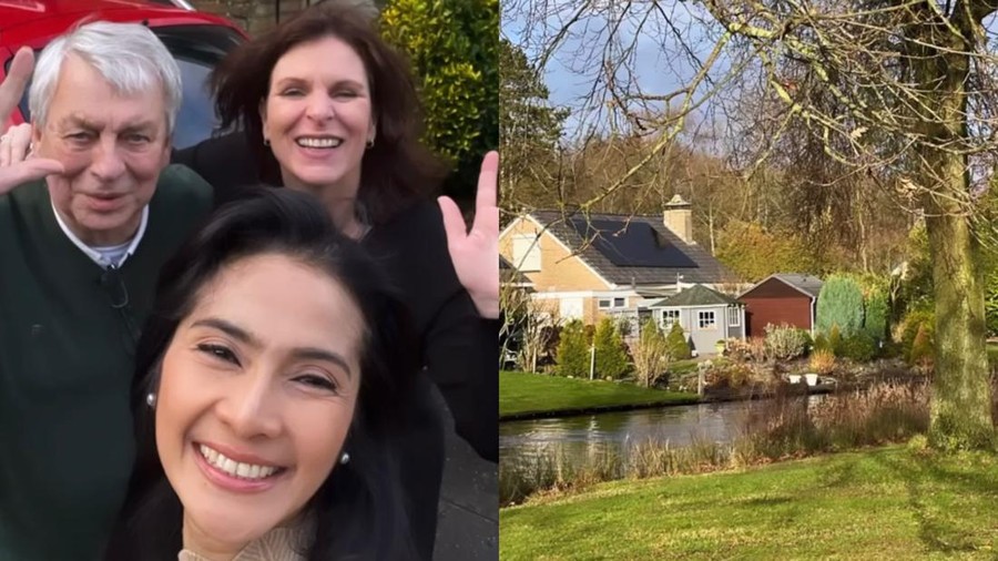 Rumah mertua Maudy Koesnaedi di Belanda