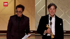 VIDEO: Robert Downey Jr. dan Cillian Murphy Menang Golden Globe 2024