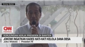 VIDEO: Jokowi Ingatkan Kades Hati-Hati Kelola Dana Desa