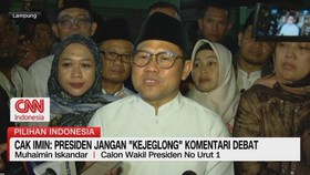 VIDEO: Cak Imin: Presiden Jangan 'Kejeglong' Komentari Debat