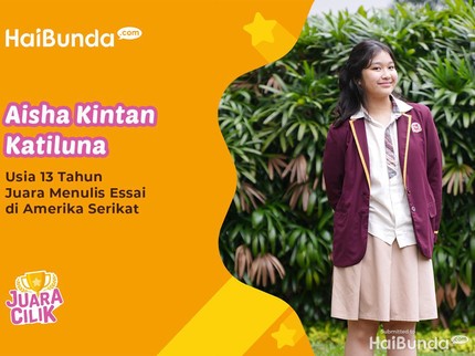 Aisha Kintan Katiluna, Usia 13 Tahun Juara Menulis Essai di Amerika