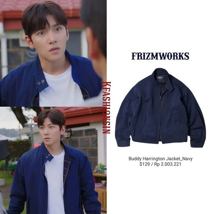 Balik ke Jeju, gaya pakaian Ji Chang Wook gak neko-neko. Outfit andalannya yaitu t-shirt yang didobel dengan outerwear keluaran FRIZMWORKS yang diberi harga Rp2 juta./ Foto: instagram.com/kfashionsin