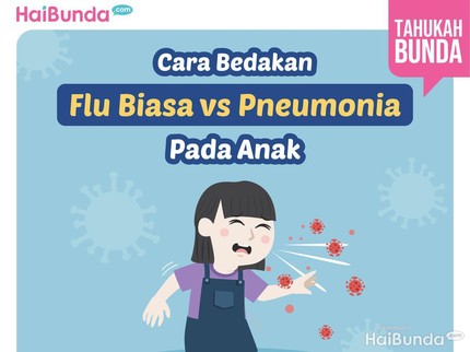 Cara Bedakan Flu Biasa vs Pneumonia Pada Anak