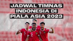 INFOGRAFIS: Jadwal Timnas Indonesia di Piala Asia 2023