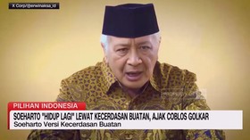 VIDEO: Soeharto 'Hidup Lagi' Lewat Kecerdasan Buatan