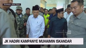 VIDEO: JK Hadiri Kampanye Muhaimin Iskandar
