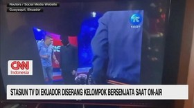 VIDEO: Stasiun TV di Ekuador Diserang Kelompok Bersenjata Saat On-Air