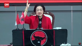 VIDEO: Ajak Salam Pancasila 3 Kali, Megawati: Saya Ndak Mau 1 dan 2
