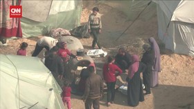 VIDEO: Penuh Sesak Kamp Pengungsian Gaza, 1 Tenda 15 Orang