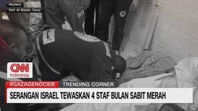 VIDEO: Serangan Israel Tewaskan 4 Staf Bulan Sabit Merah