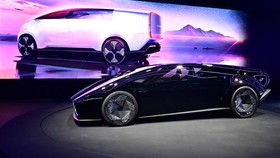FOTO: Calon Mobil Listrik Baru Honda Mejeng di Las Vegas