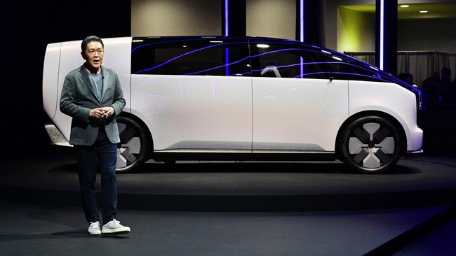 FOTO: Calon Mobil Listrik Baru Honda Mejeng di Las Vegas