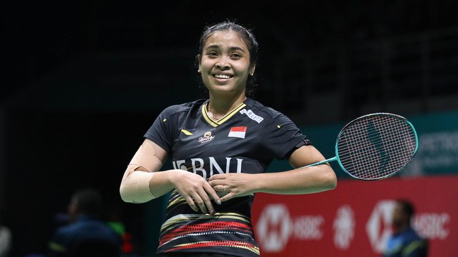 Gregoria Mariska Tunjung berhasil lolos ke babak 16 besar Indonesia Masters usai mengalahkan Yvonne Li.