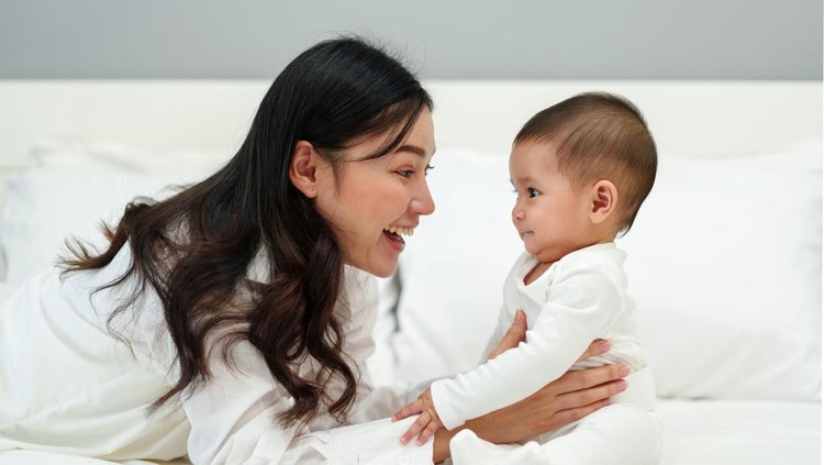 Ilustrasi Ibu dan Bayi