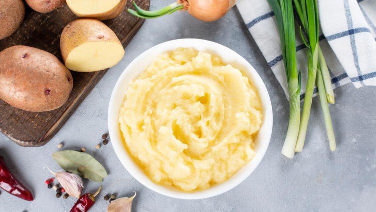 Ilustrasi mashed potato