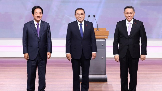 Tiga calon presiden akan memperebutkan kursi presiden dalam pemilihan presiden (pilpres) Taiwan yang akan digelar pada Sabtu (13/1).