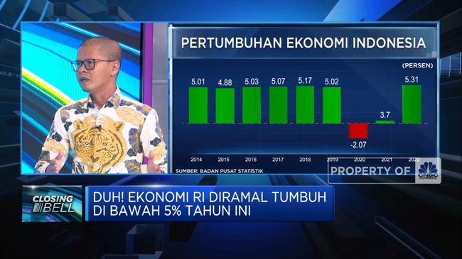 Meski Diramal Melambat, Cara Ini Bisa Bikin Ekonomi RI 2024 Tumbuh 5%