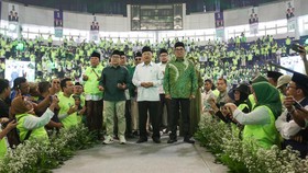 Kampanye ke Jatim, Cak Imin Sowan ke Romo Suroso dan KH Syaiful Bahri