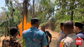 Sumur Bor Air di Pamekasan Keluar Api Besar, Diduga Akibat Korek Api