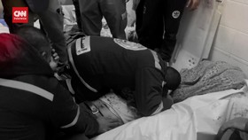 VIDEO: Ambulans Diserang Israel, 4 Anggota Bulan Sabit Merah Tewas