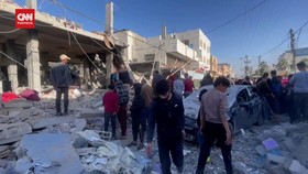 VIDEO: Israel Bombardir Kios Falafel di Gaza, 7 Orang Tewas