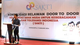 Gibran Ingatkan Relawan Sakti Tidak Bikin Blunder di Masa Krusial
