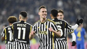 FOTO: Milik Hattrick, Juventus ke Semifinal Coppa Italia