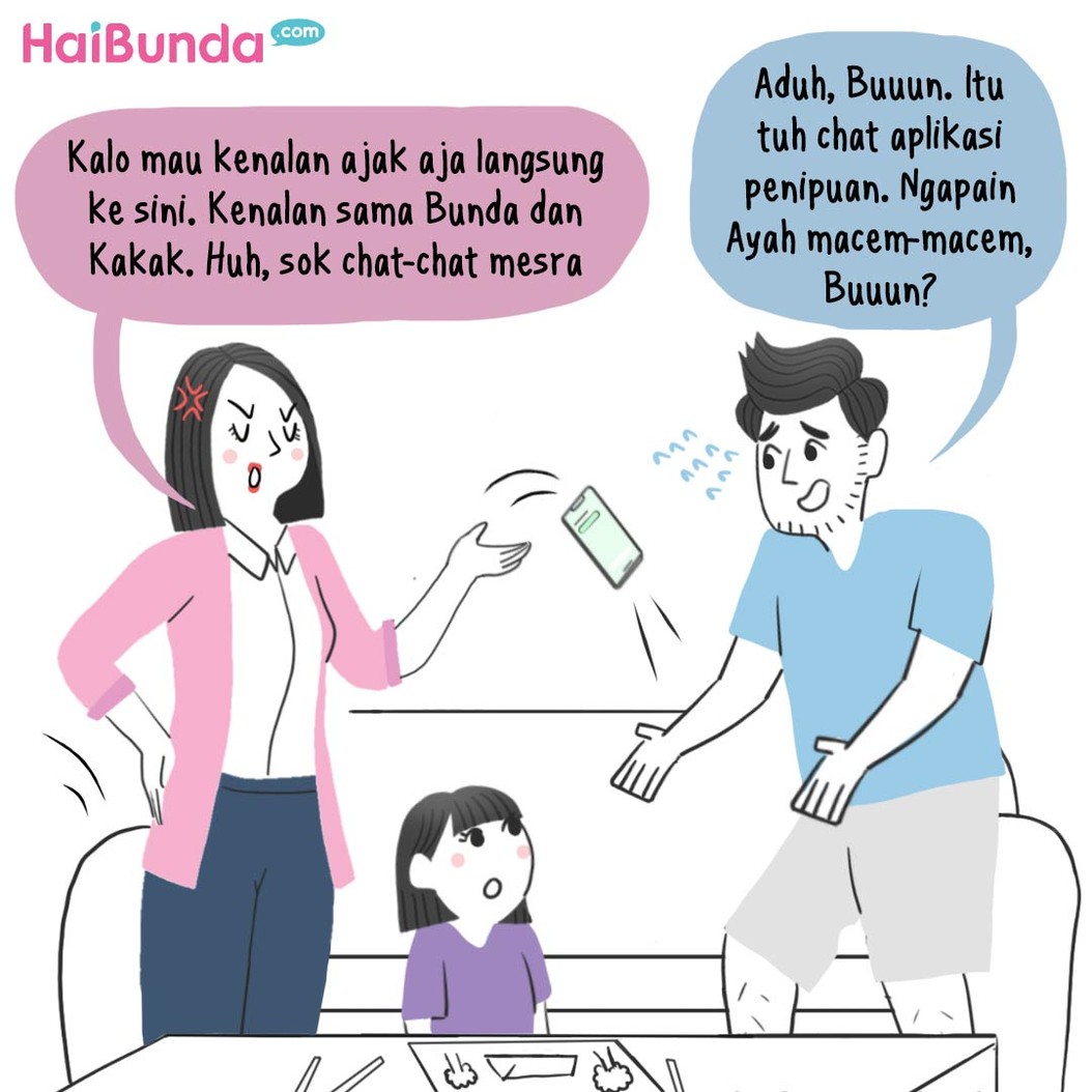 Bubun badmood melihat HP ayah menerima pesan pendek dari seorang perempuan bernama Linda. Waduh, siapa ya kok sampai mengajak kenalan? Simak selengkapnya!