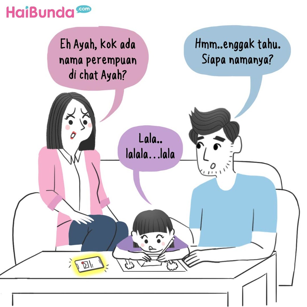 Bubun badmood melihat HP ayah menerima pesan pendek dari seorang perempuan bernama Linda. Waduh, siapa ya kok sampai mengajak kenalan? Simak selengkapnya!