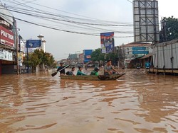 7.027 Jiwa Terdampak Banjir Dayeuhkolot Akibat Tanggul Sungai Jebol