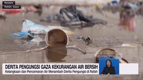 VIDEO: Derita Pengungsi Gaza Kekurangan Air Bersih