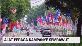 VIDEO: Alat Peraga Kampanye Semrawut