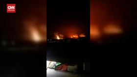 VIDEO: Detik-detik Serangan Udara AS-Inggris ke Houthi Hantam Yaman