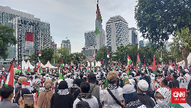100 Hari Agresi Israel di Gaza, Ratusan Orang Demo Kedubes AS