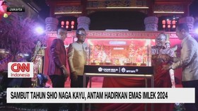 VIDEO: Sambut Tahun Shio Naga Kayu, Antam Hadirkan Emas Imlek 2024