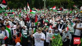 Ratusan Demonstran di Kedubes AS di Jakarta: Setop Bela Israel
