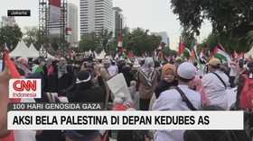 VIDEO: Aksi Massa Tuntut Hentikan Agresi Israel