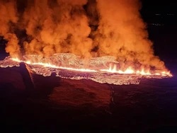 Gunung Lain di Islandia Erupsi, Kota Ini Diungsikan Lagi