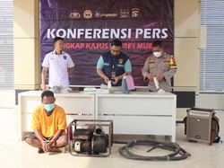 Tempat Masak Minyak Ilegal di Muba Terbakar, Hidayat Diciduk Polisi