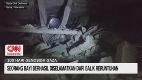 VIDEO: Seorang Bayi Berhasil Diselamatkan dari Balik Reruntuhan