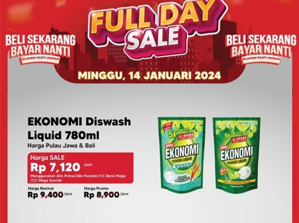 Sabun Cuci Piring hingga Sarden Banting Harga di Transmart Full Day Sale Hari Ini!
