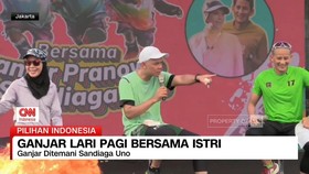 VIDEO: Ganjar Lari Pagi Bersama Istri