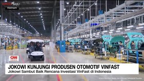 VIDEO: Jokowi Kunjungi Produsen Otomotif Vinfast