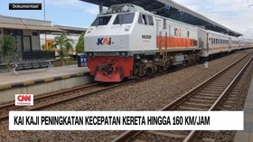 VIDEO: KAI Kaji Peningkatan Kecepatan Kereta Hingga 160 Km/Jam