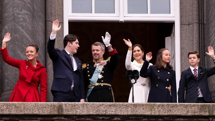 keluarga Raja Frederik X dari kerajaan denmark